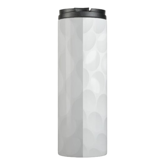 Aangepaste Golf Ball Pattern Name Monogram Age Thermosbeker (Achterkant)