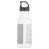 Aangepaste Golf Ball Pattern Name Monogram Age Waterfles (Achterkant)