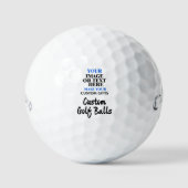 Aangepaste Golf Balls, cadeau voor papa gepersonal Golfballen (Voorkant)