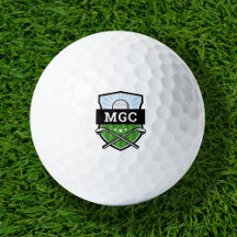 Aangepaste Golf Club Crest Monogram