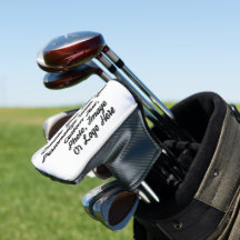Aangepaste Golf Club HeadCovers, gepersonaliseerd