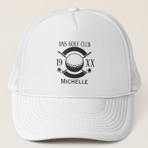 Aangepaste Golf Club Name Classic Trucker Pet