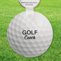 Aangepaste Golf Coach Keepsake
