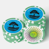 Aangepaste Golf Course Poker Chips (Opstapeling)