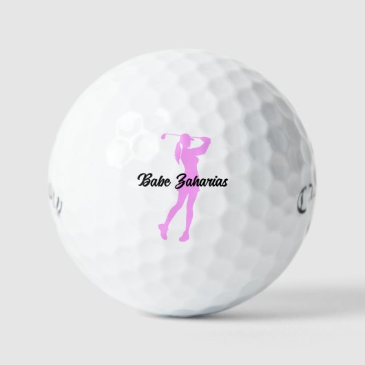 Aangepaste Golf Gepersonaliseerde Golfer Dad Gift Golfballen (Voorkant)