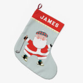 Aangepaste Golf Grote kerstinslag Grote Kerstsok (Voorkant (Hangend))