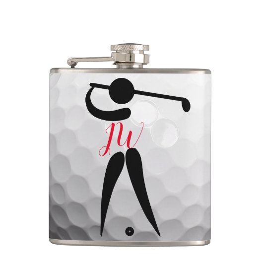 Aangepaste Golf Hip Flask Heupfles (Voorkant)