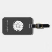 Aangepaste Golf Logo naam Bagagelabel (Voorkant horizontaal)