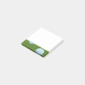 Aangepaste Golf Monogram Golfer's Post it Notes (Schuin)