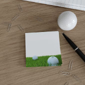 Aangepaste Golf Monogram Golfer's Post it Notes