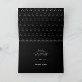 Aangepaste Golf Multi Foto Monogram Vaderdag Kaart (Binnen)