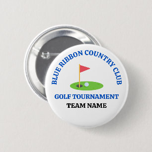 Aangepaste Golf Toernooi Land Club Golfer Ronde Button 5,7 Cm