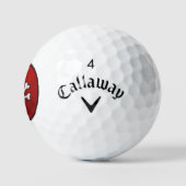 Aangepaste golfballen - Novelty Pirate Skull Desig (Logo)