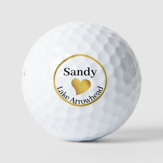 Aangepaste Golfballen van het meer van Arrowiad (Voorkant)