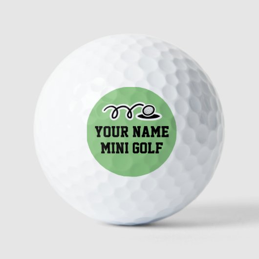 Aangepaste golfballen voor miniatuurgolfactiviteit (Voorkant)