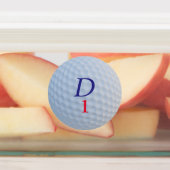 Aangepaste golfbalmonogramlabels labels (Aangebracht)