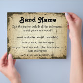 Aangepaste golfband flyer (Hand)