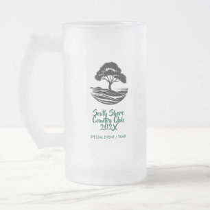 Aangepaste golfclub Logo Matglas Bierpul