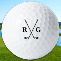 Aangepaste golfer gepersonaliseerde 2 monogram ini