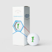 Aangepaste Golfer Gift Gepersonaliseerde Naam / Mo Golfballen (Verpakking)