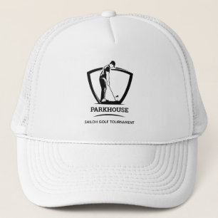 Aangepaste Golfer Naam Toernooi Golf Hoed Trucker Pet