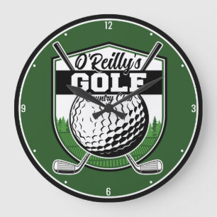 Aangepaste Golfer Player Pro Golf Country Club Grote Klok