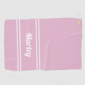 Aangepaste Golfer Pro Sportklassieke Naam Chroze Golfhanddoek (Horizontaal)