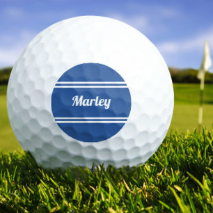 Aangepaste Golfer Sport Klassieke Naam Monogram Bl Golfballen