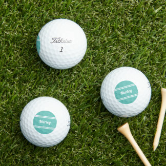 Aangepaste Golfer Sport Klassieker Naam Modern Tea Golfballen