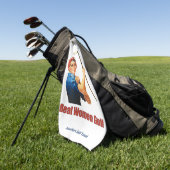 Aangepaste Golfhanddoek (Groen)