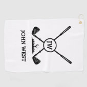 Aangepaste Golfhanddoek (Horizontaal)