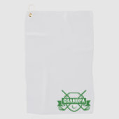 Aangepaste golfhanddoek - Gepersonaliseerde naam & (Voorkant)