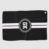 Aangepaste Golfhanddoekstripe persoonlijke Golfcad Golfhanddoek (Horizontaal)