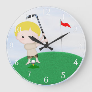Aangepaste Golfwandklok Grote Klok