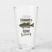 Aangepaste Gone Gevist Gepersonaliseerd Glas (Achterkant)