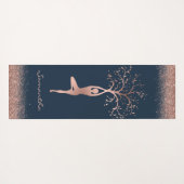 Aangepaste goudboomstructuur voor Roos, met naam: Yogamat (Achterkant (horizontaal))