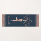 Aangepaste goudboomstructuur voor Roos, met naam: Yogamat (Voorkant (horizontaal))