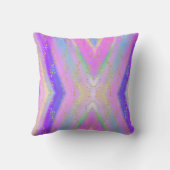 Aangepaste gouden bespikte kleurrijke Unicorn Kussen (Achterkant)