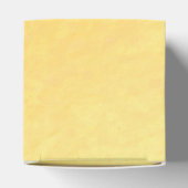 Aangepaste Gouden Folie Gekleurde Monogram Favor B Bedankdoosjes (Bovenkant)