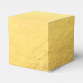 Aangepaste Gouden Folie Gekleurde Monogram Favor B Bedankdoosjes (Achterkant)