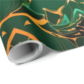 Aangepaste gouden folie vakantie inpakpapier (Rol Hoek)