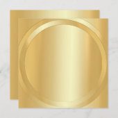 Aangepaste gouden goudkleurige Sjabloon Jouw tekst (Voorkant / Achterkant)