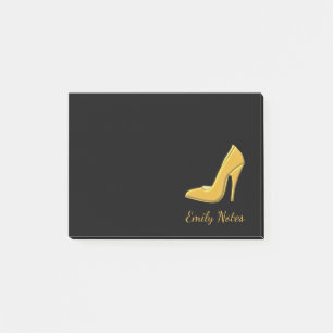 Aangepaste gouden hiel post-it® notes