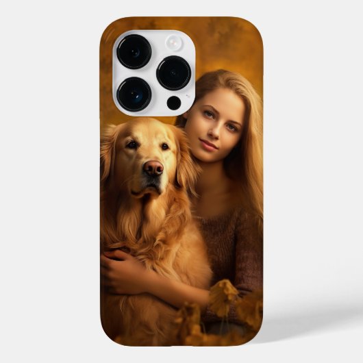 Aangepaste gouden terugwinning Beste hond Mam i te Case-Mate iPhone Case (Achterkant)