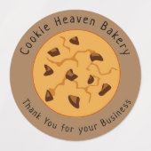 Aangepaste Gourmet Cookie Bakkerij Labels (Design 1)