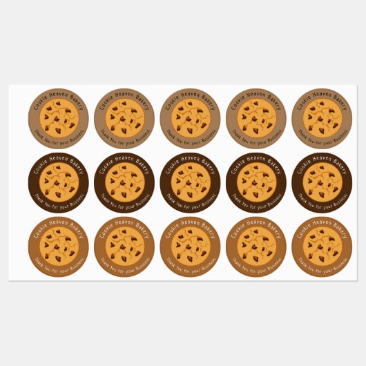 Aangepaste Gourmet Cookie Bakkerij Labels (Vel)