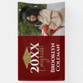 Aangepaste gradatie partijfoto's spandoek (Verticaal)