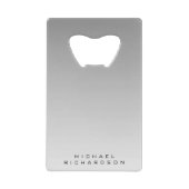 Aangepaste gradiënt Gradiënt Kredietflesje Kaart Kredietkaart Flessenopener (Voorkant)