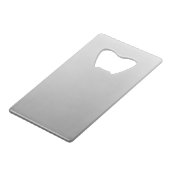 Aangepaste gradiënt Gradiënt Kredietflesje Kaart Kredietkaart Flessenopener (Achterkant Gekanteld)