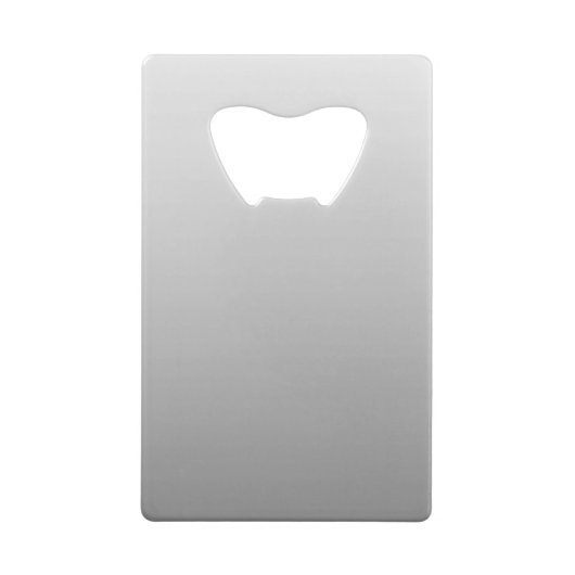 Aangepaste gradiënt Gradiënt Kredietflesje Kaart Kredietkaart Flessenopener (Achterkant)